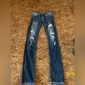 Buckle pants - straight leg - size 25